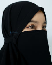 Alsyahra Exclusive Khimar Daily Size XXL Jetblack