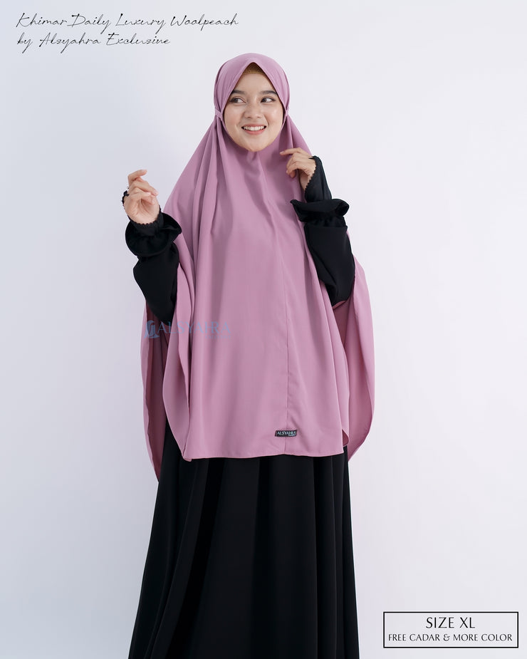 Khimar Daily Size XL Luxury Wolfis Alsyahra Exclusive