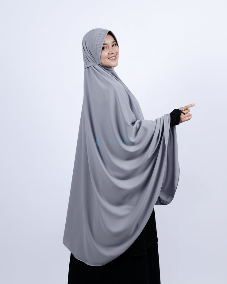 Khimar Daily Pad Size XXL Luxury Wolfis Alsyahra Exclusive