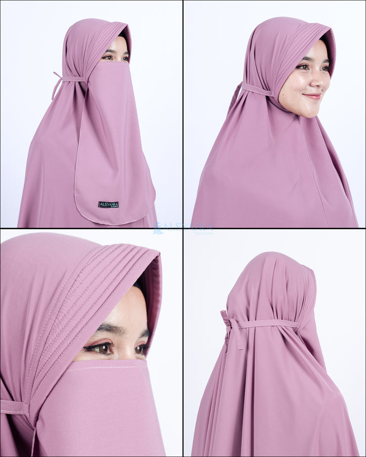 Khimar Daily Pad Size XXL Luxury Wolfis Alsyahra Exclusive