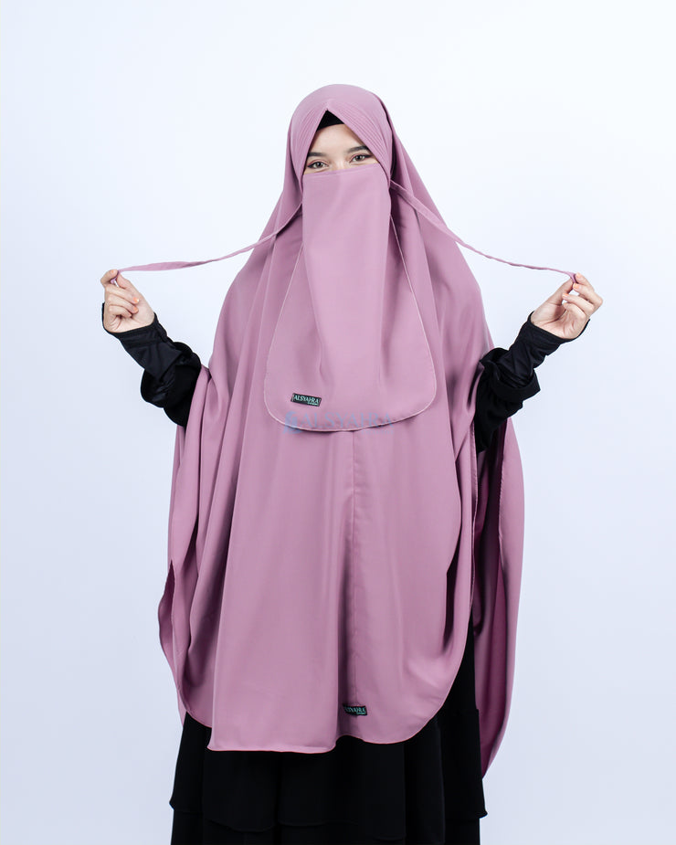 Khimar Daily Pad Size XXL Luxury Wolfis Alsyahra Exclusive