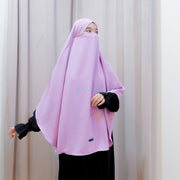Alsyahra Exclusive French Khimar Handless Fatimah Luxury Airflow Size L