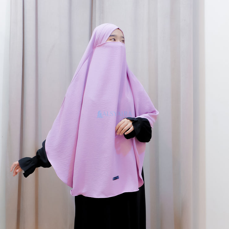 Alsyahra Exclusive French Khimar Handless Fatimah Luxury Airflow Size L