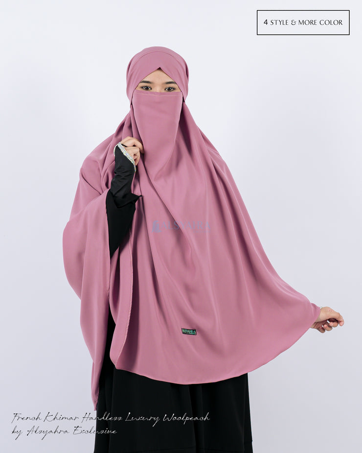 Alsyahra Exclusive French Khimar Handless Luxury Wolfis