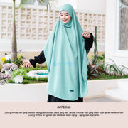 Alsyahra Exclusive French Khimar Handless Fatimah Luxury Airflow Size XL