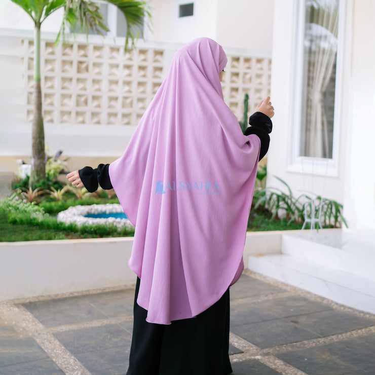 Alsyahra Exclusive French Khimar Handless Fatimah Luxury Airflow Size XL