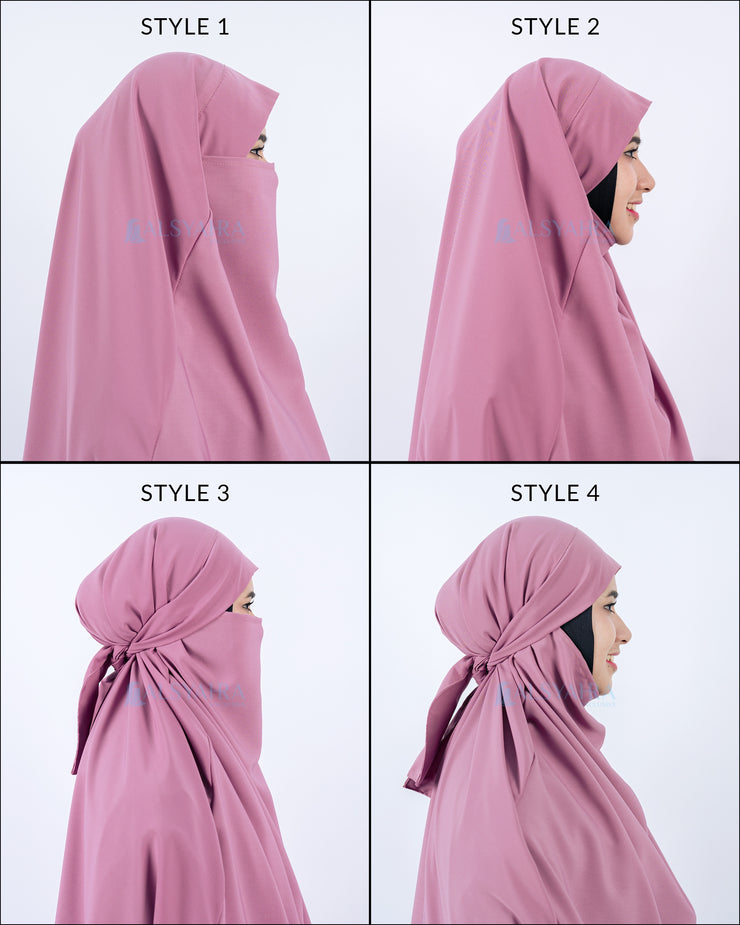 Alsyahra Exclusive French Khimar Handless Luxury Wolfis
