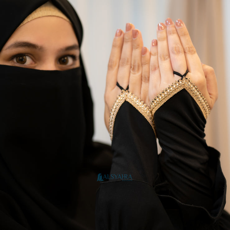 Alsyahra Exclusive Manset Handsock Cincin Motif New Shajara