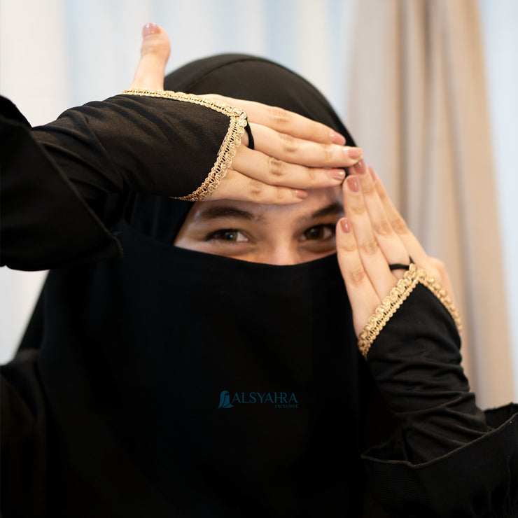 Alsyahra Exclusive Manset Handsock Cincin Motif New Raaina