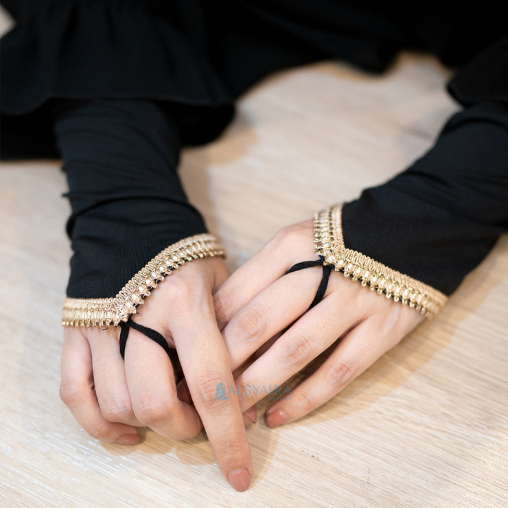 Alsyahra Exclusive Manset Handsock Cincin Motif New Shajara