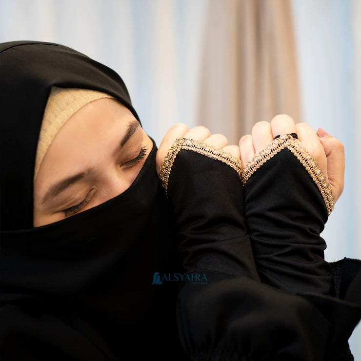 Alsyahra Exclusive Manset Handsock Cincin Motif New Raaina