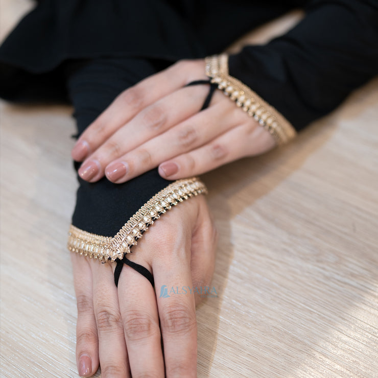 Alsyahra Exclusive Manset Handsock Cincin Motif New Shajara