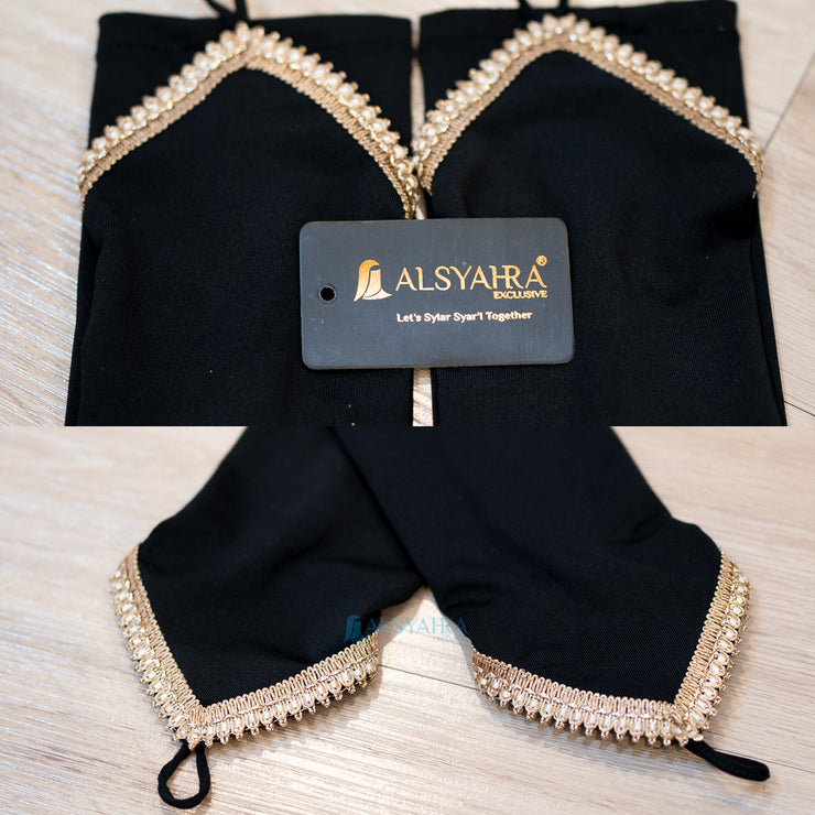 Alsyahra Exclusive Manset Handsock Cincin Motif New Shajara