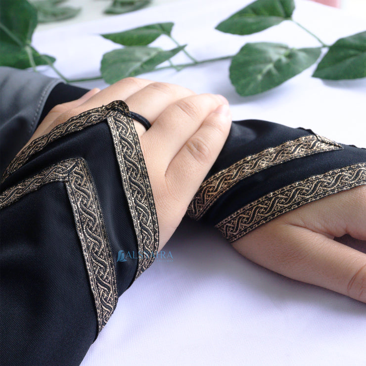 Manset Handsock Cincin Motif Kiswah Duo Alsyahra Exclusive