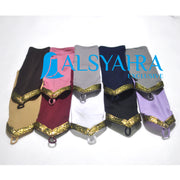 Manset Handsock Cincin Stripe Motif Warna Gold Premium Alsyahra