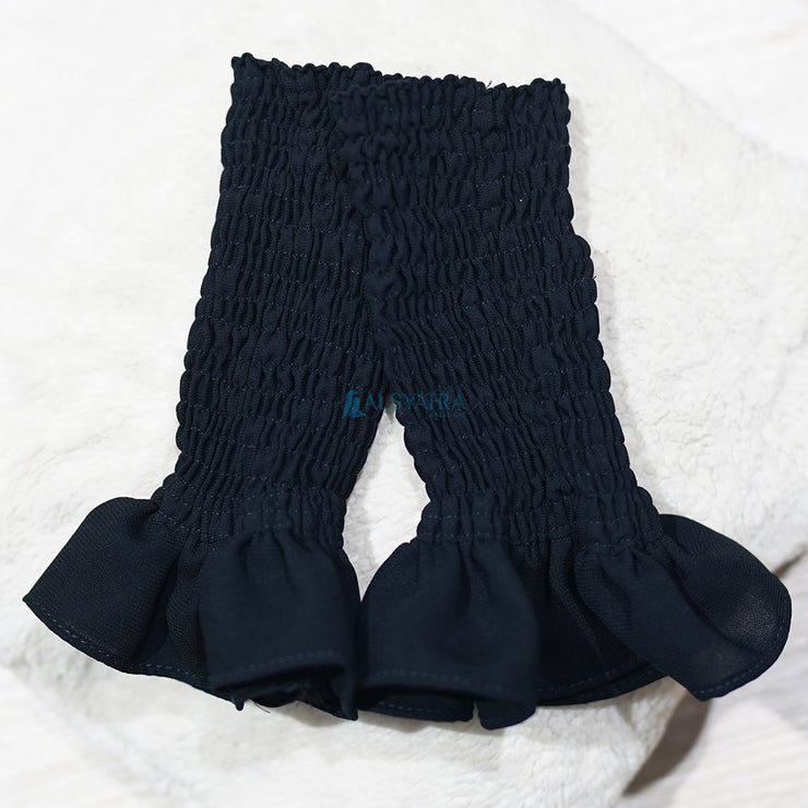 Manset Handsock Queen Wrinkle Jetblack Alsyahra Exclusive