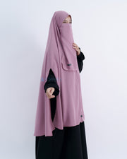 Set Khimar Syari Handsplit Non Pad Cadar Tali Luxury Wolfis Alsyahra Exclusive