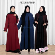 Long Outer Syari Cardigan Humaira Premium by Alsyahra Exclusive