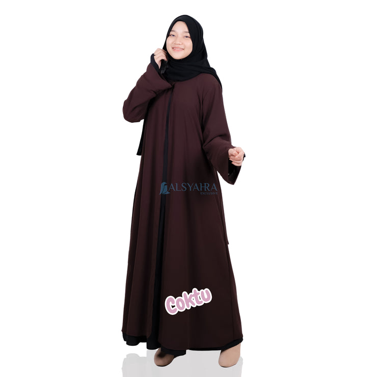 Long Outer Syari Cardigan Humaira Premium by Alsyahra Exclusive