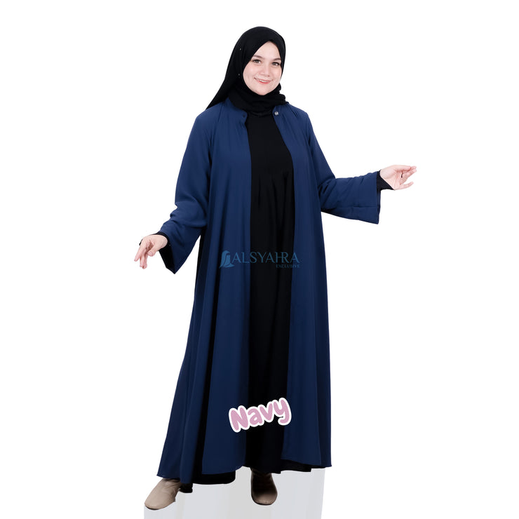 Long Outer Syari Cardigan Humaira Premium by Alsyahra Exclusive