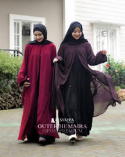 Long Outer Syari Cardigan Humaira Premium by Alsyahra Exclusive