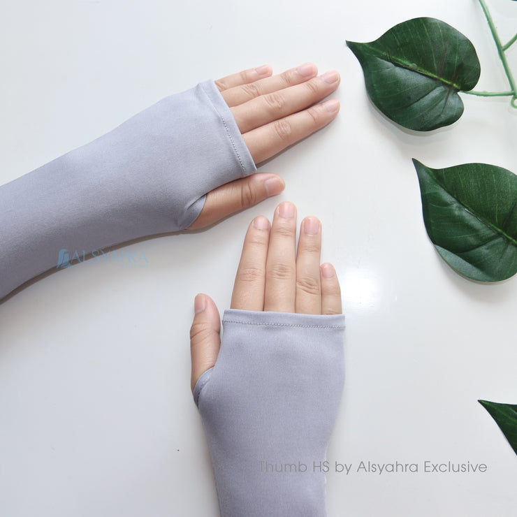 Simple Syari Manset Handsock Jempol Polos Premium