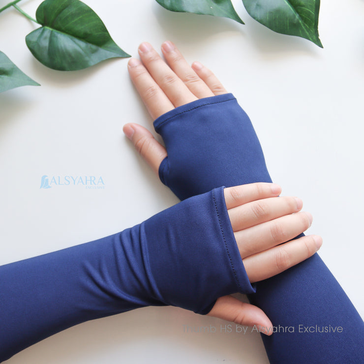 Simple Syari Manset Handsock Jempol Polos Premium