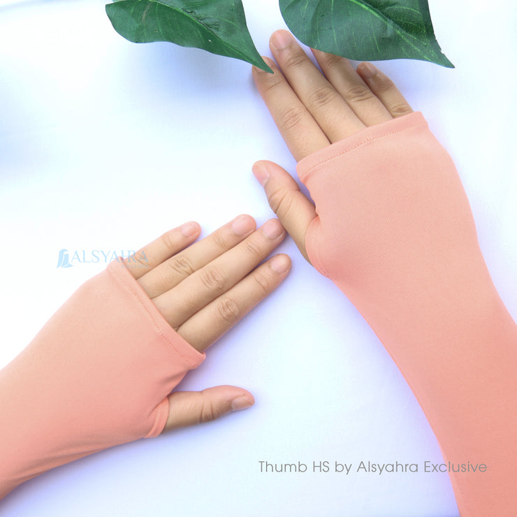 Simple Syari Manset Handsock Jempol Polos Premium