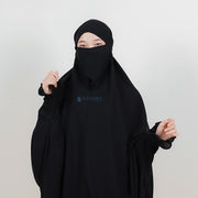 Alsyahra Exclusive French Khimar Rashiqa Jetblack