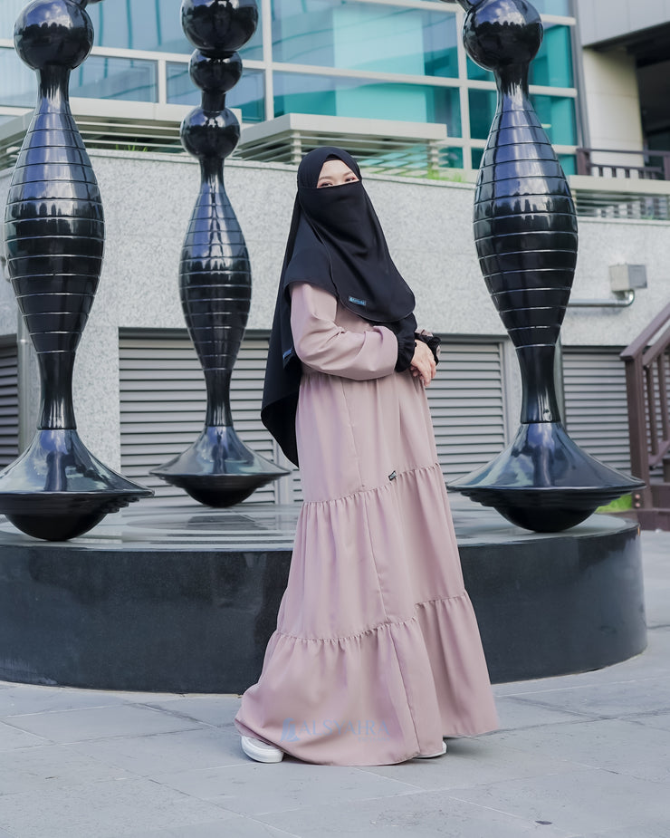 Alsyahra Exclusive Gamis Abaya Syari Salasa Jamila Platinum Wolfis
