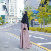 Alsyahra Exclusive Gamis Abaya Syari Salasa Jamila Platinum Wolfis