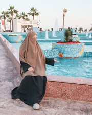 Alsyahra Exclusive French Khimar Handless Fatimah Size XL Soft Crown Exclusive