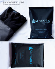 Alsyahra Exclusive Gamis Abaya Muzdalifah Sifon Silk Jetblack