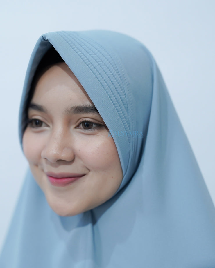 Set Khimar Pad Syari Size XL Cadar Tali Luxury Wolfis Alsyahra Exclusive
