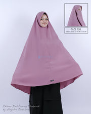 Set Khimar Pad Syari Size XXL Cadar Tali Luxury Wolfis Alsyahra Exclusive