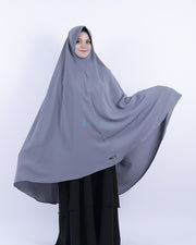 Set Khimar Pad Syari Size XXL Cadar Tali Luxury Wolfis Alsyahra Exclusive