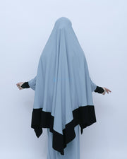 Set Khimar Syahra Handzipper Kombinasi by Alsyahra Exclusive XL