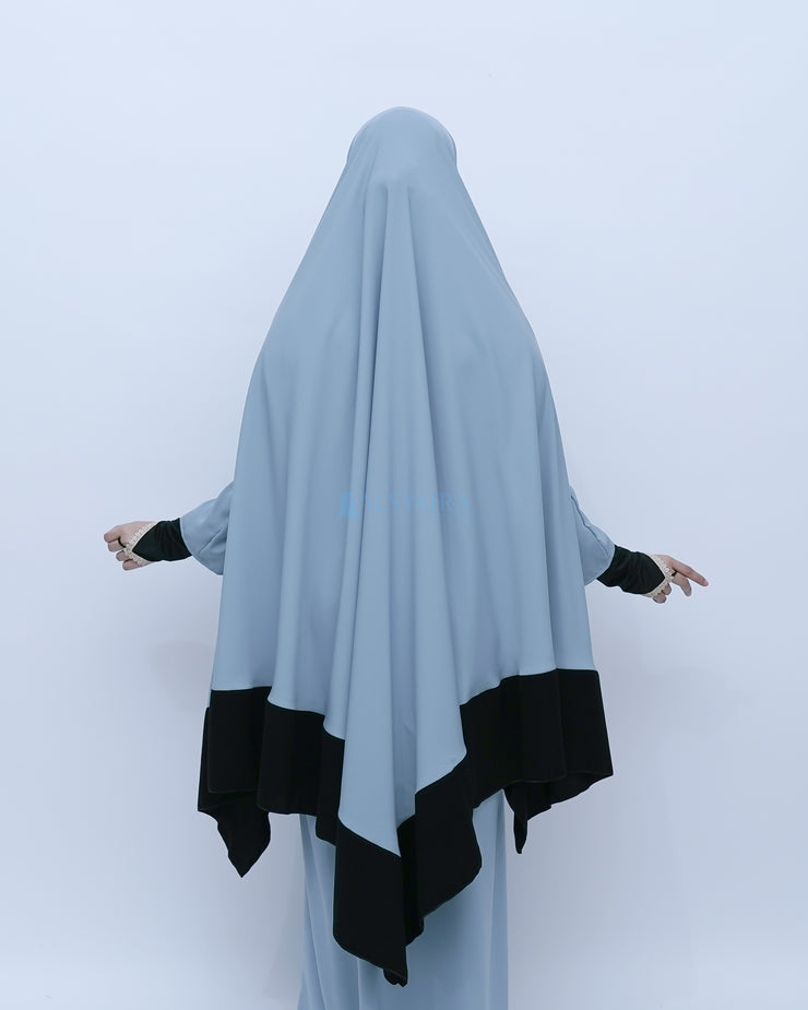 Set Khimar Syahra Handzipper Kombinasi by Alsyahra Exclusive XL