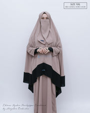 Set Khimar Syahra Handzipper Kombinasi by Alsyahra Exclusive XXL