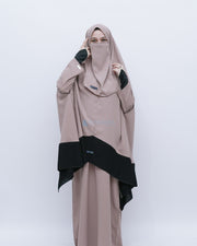 Set Khimar Syahra Handzipper Kombinasi by Alsyahra Exclusive XXL