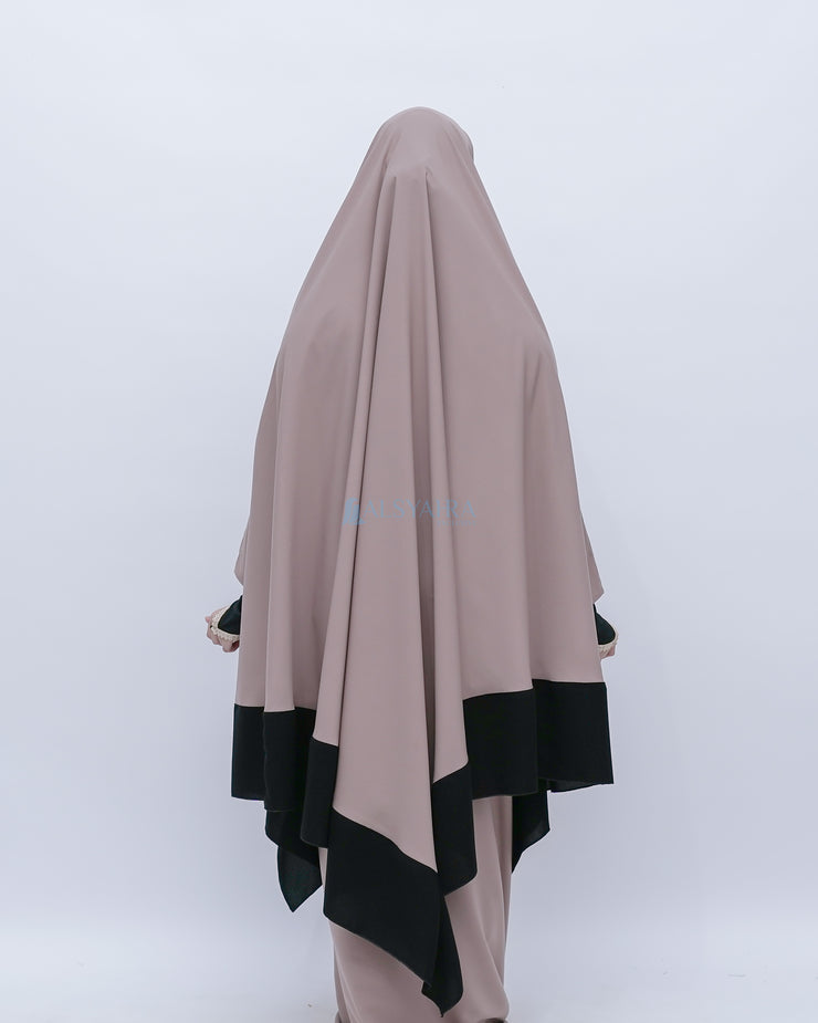 Set Khimar Syahra Handzipper Kombinasi by Alsyahra Exclusive XXL
