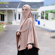 Alsyahra Exclusive Set Khimar Zayyana Zipper Size XL Soft Crown Exclusive