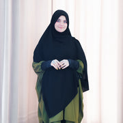 Alsyahra Exclusive Set Pasmina Syari Cadar Tali Hafiza Jetblack
