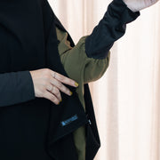 Alsyahra Exclusive Set Pasmina Syari Cadar Tali Hafiza Jetblack