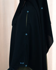 Alsyahra Exclusive Set Pasmina Syari Cadar Tali Hafiza Jetblack
