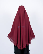 Set Khimar Syari Cerutti 2 Layer Size XL Alsyahra Exclusive