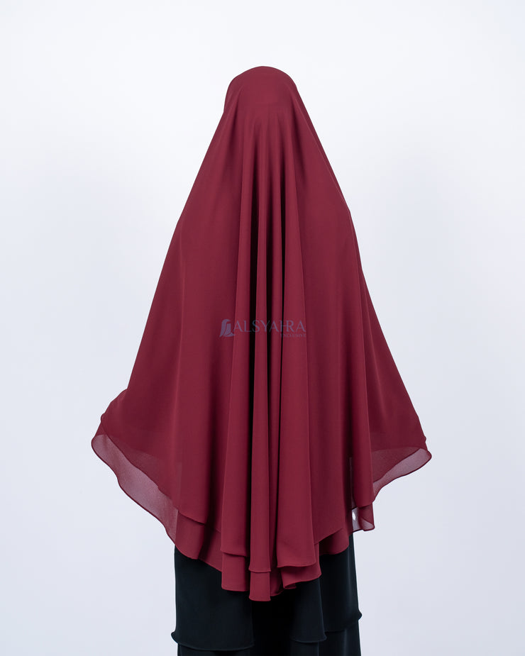 Set Khimar Syari Cerutti 2 Layer Size XL Alsyahra Exclusive