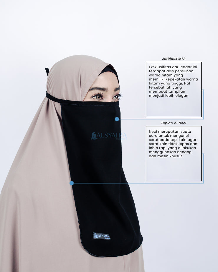 Cadar Tali Jetblack Alsyahra Exclusive