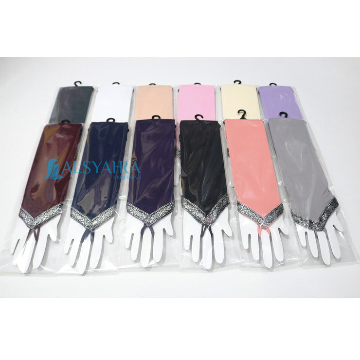 Manset Handsock Cincin Stripe Motif Silver Premium Alsyahra