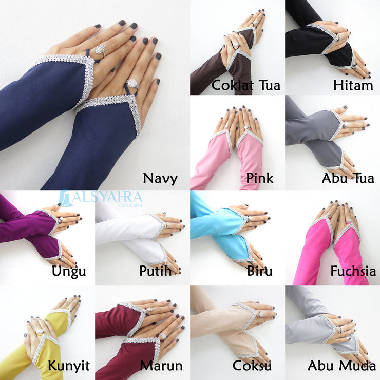 Manset Handsock Cincin Motif Zahrah Alsyahra Exclusive